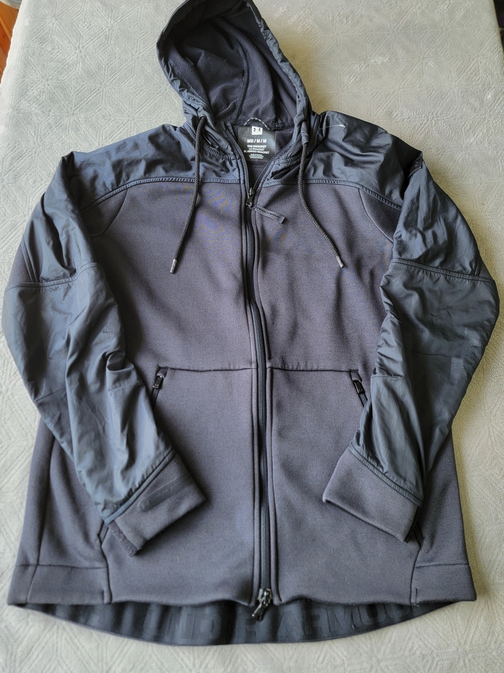 Under Armour Black Hooded Full-Zip Jacket